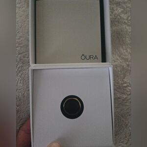 Oura Ring with Gold Finish, Size 9